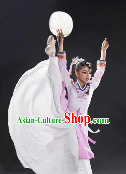 Chinese Traditional Fan Dance Costumes for Women Customized Dance Dresses Dancing Wear Complete Set for Kids