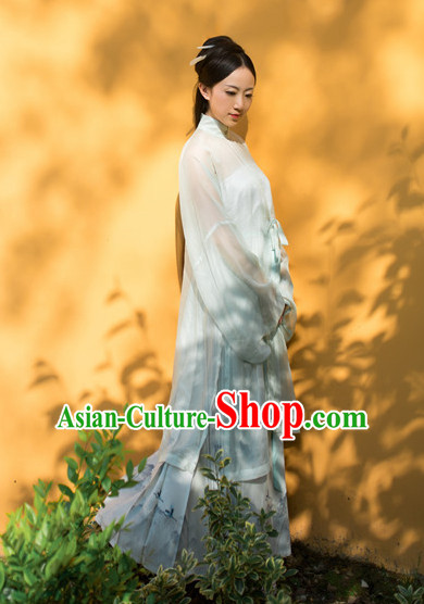 Chinese Ming Dynasty Hanfu Dress China Hanfu Costume Histroical Dresses Traditional Hanfu Wedding Ceremony Chinese Culture Clothing Complete Set