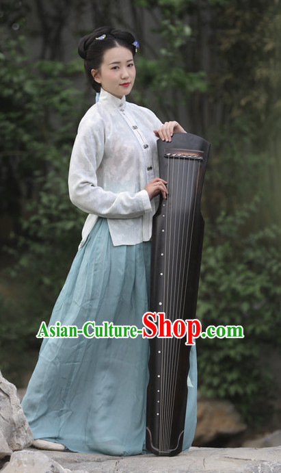 Chinese Ming Dynasty Hanfu Dress China Hanfu Costume Histroical Dresses Traditional Hanfu Wedding Ceremony Chinese Culture Clothing Complete Set