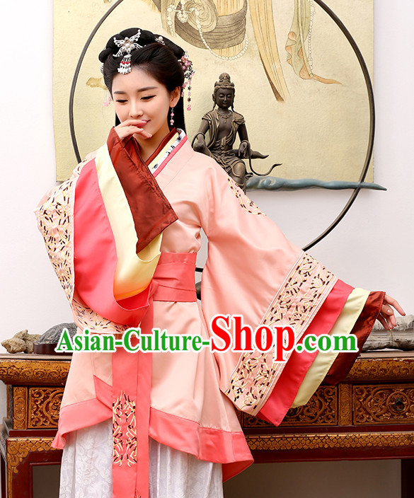 Chinese TV Drama Beauty Costume Ancient Theatrical Costumes Historical Clothing and Hair Jewelry Complete Set for Women