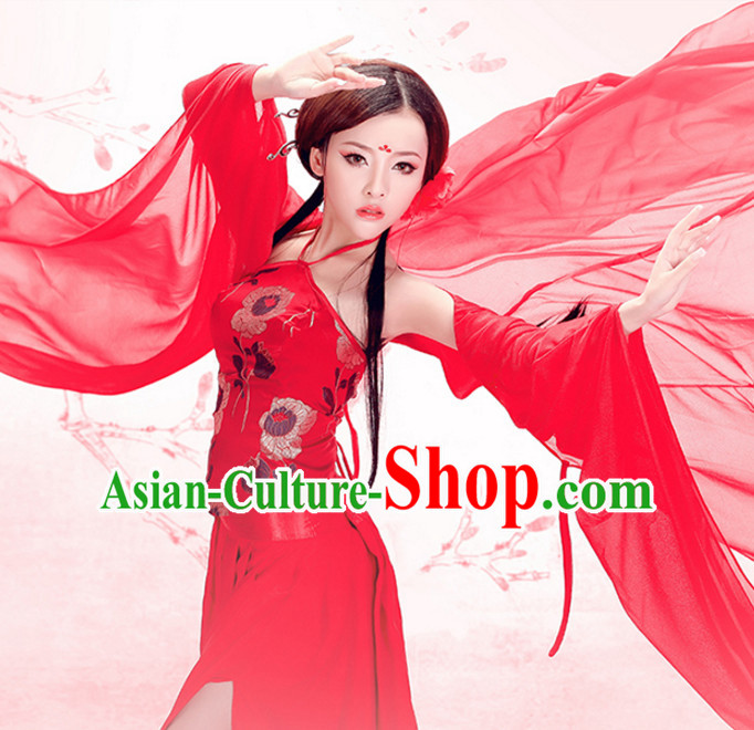 Chinese TV Drama Beauty Costume Ancient Theatrical Costumes Historical Clothing and Hair Jewelry Complete Set for Kids