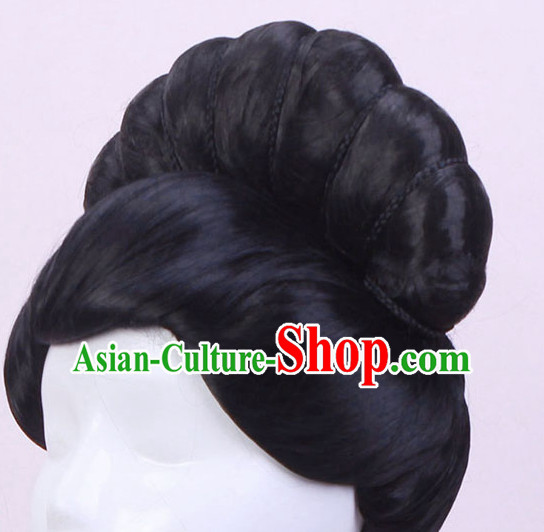 Traditional Chinese Style Black Wigs for Women