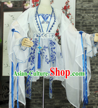 Chinese Themed Clothing Traditional Chinese Fairy Clothes Hanfu National Costumes for Women