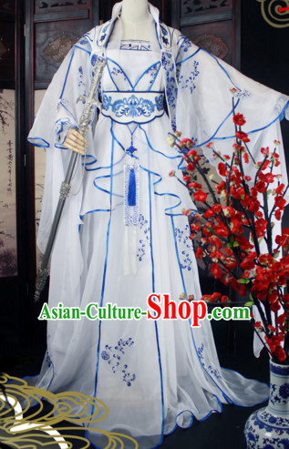 Chinese Themed Clothing Traditional Chinese Fairy Clothes Hanfu National Costumes for Women