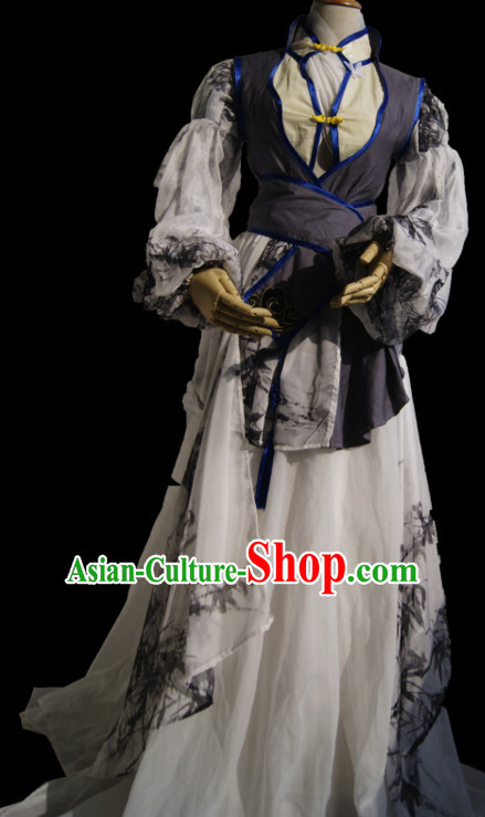 Chinese Themed Clothing Traditional Chinese Fairy Clothes Hanfu National Costumes for Men