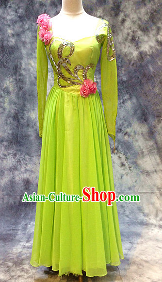 Chinese Folk Dance Costume for Women or Girls