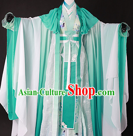 Ancient Chinese Stage Palace Costumes National Costume Halloween Costumes Hanfu Chinese Dresses Chinese Clothing