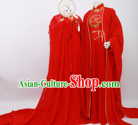 Ancient Chinese Stage Palace Bridal Outfits National Costume Halloween Costumes Hanfu Chinese Dresses Chinese Clothing