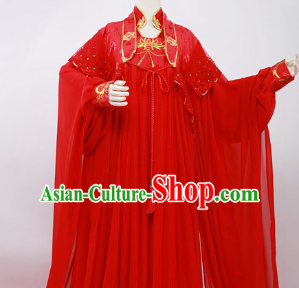 Ancient Chinese Stage Palace Bridal Outfits National Costume Halloween Costumes Hanfu Chinese Dresses Chinese Clothing