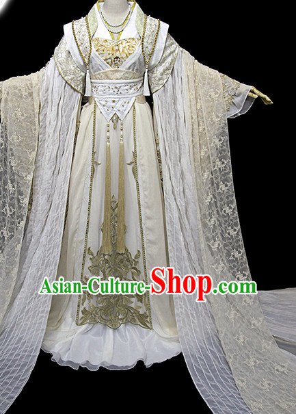 Ancient Chinese Stage Palace Empress Costume National Costume Halloween Costumes Hanfu Chinese Dresses Chinese Clothing