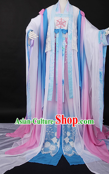 Ancient Chinese Stage Palace Costumes National Costume Halloween Costumes Hanfu Chinese Dresses Chinese Clothing