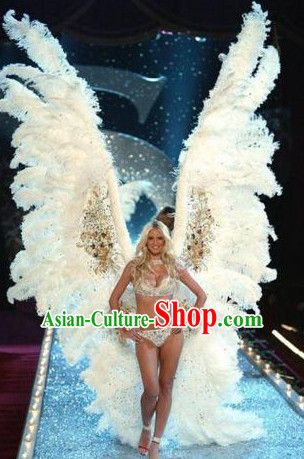 Unique Design Giant Angel Wings Model Stage Costumes Theater Costumes Professional Theater Costume for Women