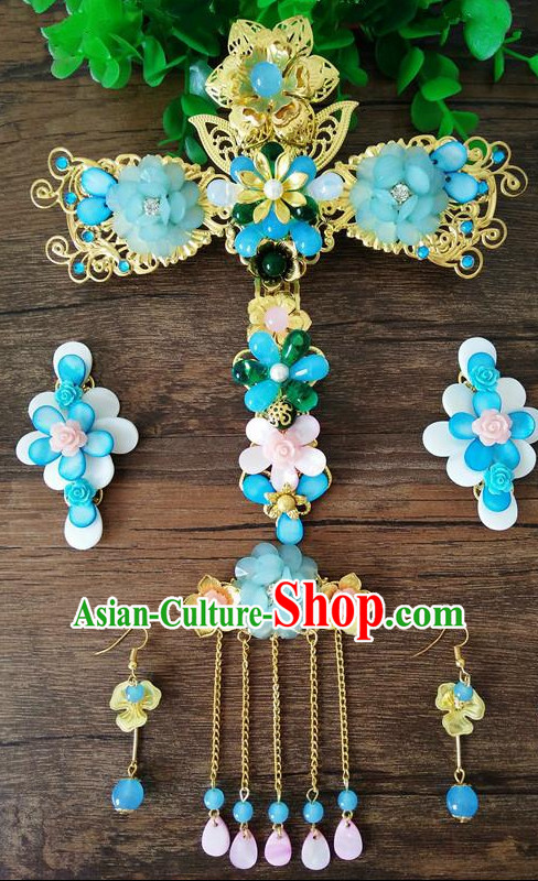 Princess Hanfu Hair Accessories Headpiece Headdress Phoenix Crown Hair Decoration Head Hairpin Accessories Comb Wedding Headwear Hair Accessorie Head Dress