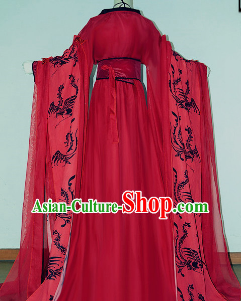 Chinese Traditional Princess Hanfu Dress Ancient Chinese Lady Costumes Complete Set for Women Girls