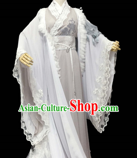 Chinese Traditional Princess Hanfu Dress Ancient Chinese Lady Costumes Complete Set for Women Girls