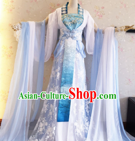 Chinese Traditional Princess Hanfu Dress Ancient Chinese Lady Costumes Complete Set for Women Girls