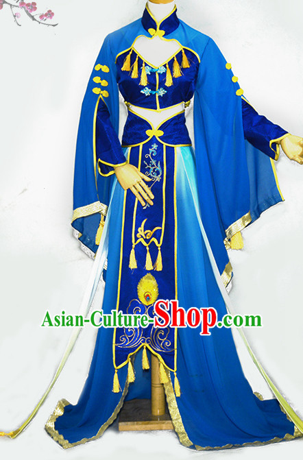 Chinese High Quality Cosplay Fairy Princess Goddness Costume Cosplay Costumes Complete Set for Women Girls Children Adults