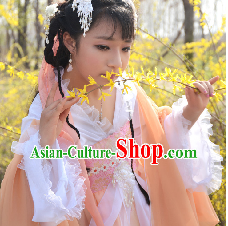 Chinese High Quality Cosplay Fairy Princess Goddness Costume Cosplay Costumes Complete Set for Women Girls Children Adults