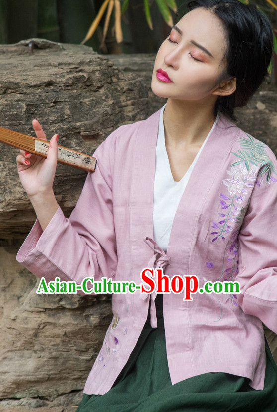 Asian Traditional High Quality Hanfu Han Dynasty Clothes Costume Costumes Complete Set for Women Girls Children Adults