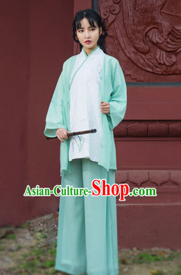 Asian Traditional High Quality Hanfu Han Dynasty Clothes Costume Costumes Complete Set for Women Girls Children Adults