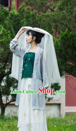 Asian Traditional High Quality Hanfu Han Dynasty Clothes Costume Costumes Complete Set for Women Girls Children Adults