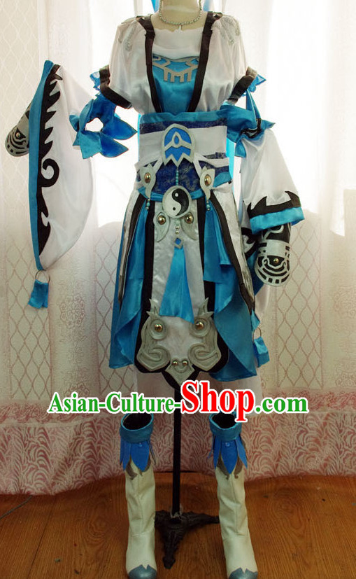 China High Quality Costume Cosplay Taoist Archer Costume Avatar Costumes Wonderflex Knight Armorsuit Leather Metal Fantasy Armoury Complete Set