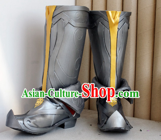 Top Chinese Cosplay Suphero Supheroine Long Boot Boots