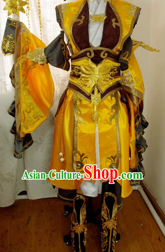 China High Quality Superhero Costume Cosplay Taoist Archer Costume Avatar Costumes Wonderflex Knight Armorsuit Leather Metal Fantasy Armoury Complete Set