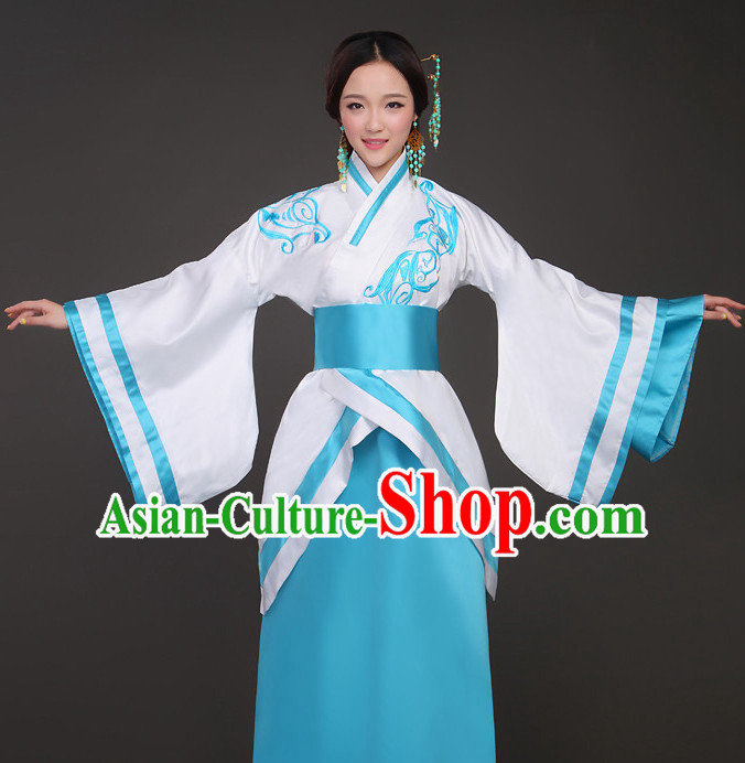 Traditional Chinese Hanfu Women Clothes CLassical Dress Complete Set