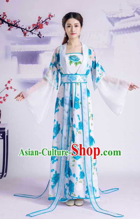 Traditional Chinese Hanfu Women Clothes CLassical Dress Complete Set