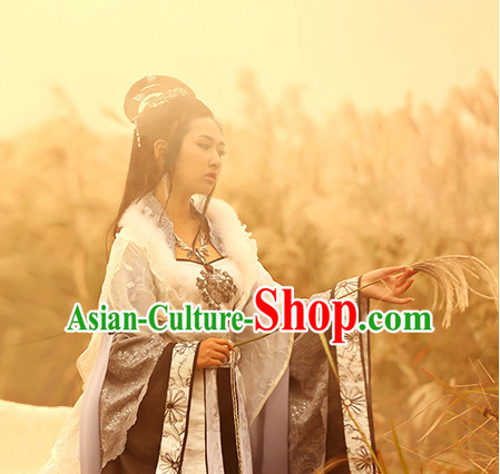 Purple Ancient China Princess Garment Traditional Imperial Queen Costumes High Quality Chinese Empress National Costumes and Accessories Complete Set for Women