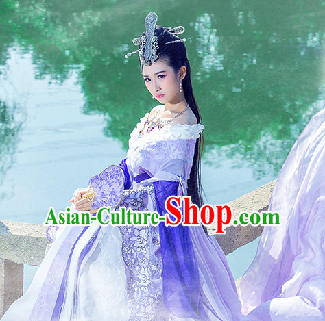 Ancient China Princess Garment Traditional Costumes High Quality Chinese National Costumes and Accessories Complete Set for Women