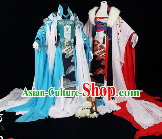 Hanzhuang Han Fu Han Clothing Traditional Chinese Dress Hanfu National Costume Complete Set for Adults or Kids
