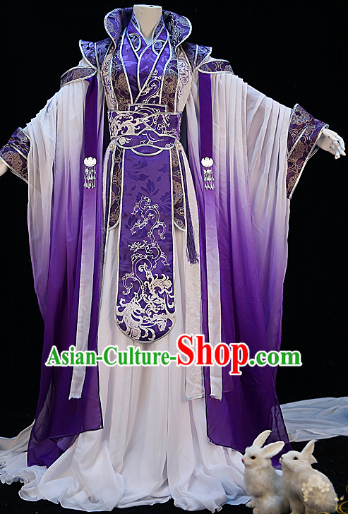 Ancient Chinese Princess Dresses Hanzhuang Han Fu Han Clothing Traditional Chinese Dress Hanfu National Costumes and Hair Jewelry Complete Set for Women or Girls
