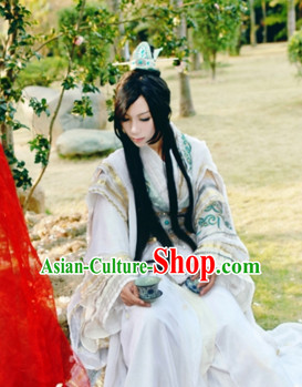 Ancient Chinese Dresses Hanzhuang Han Fu Han Clothing Traditional Chinese Dress Hanfu National Costume Complete Set for Men or Boys