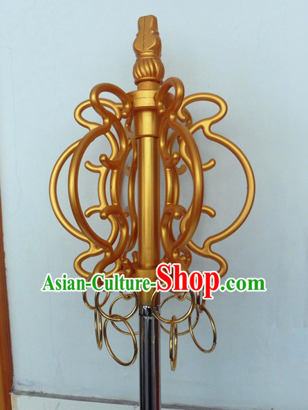 Stainless Steel Buddha Monk's Stiff Staff Spades