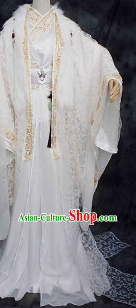 Chinese Classical Prince Imperial Dresses Hanfu Han Fu Complete Set for Men