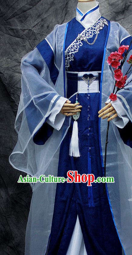 Chinese Classical Emperor Imperial Dresses Hanfu Han Fu Complete Set for Men