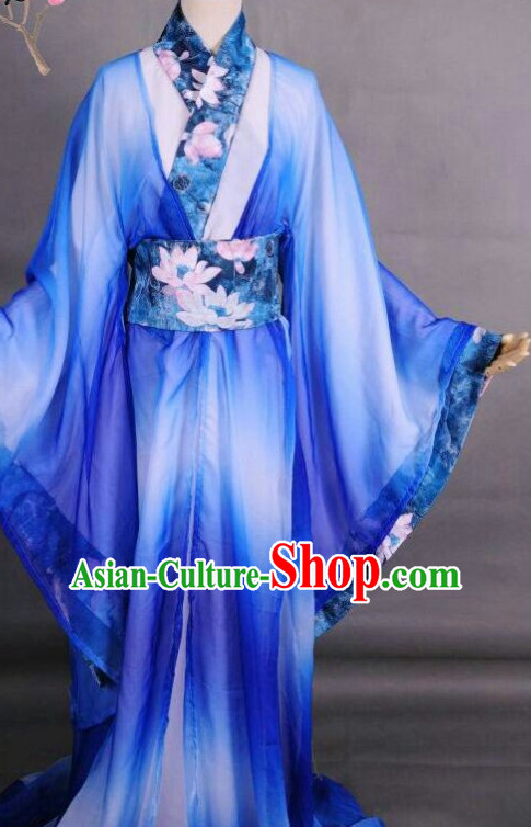 Top Chinese Ancient Costumes Theater and Reenactment Costumes Complete Set for Men