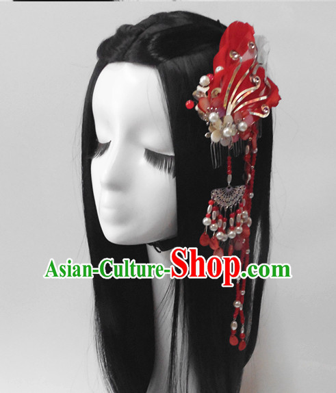 Chinese Classic Princess Fairy Headwear Crowns Hats Headpiece Hair Accessories Jewelry Set