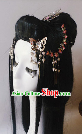 Chinese Classic Headwear Crowns Hats Headpiece Hair Accessories Jewelry Set