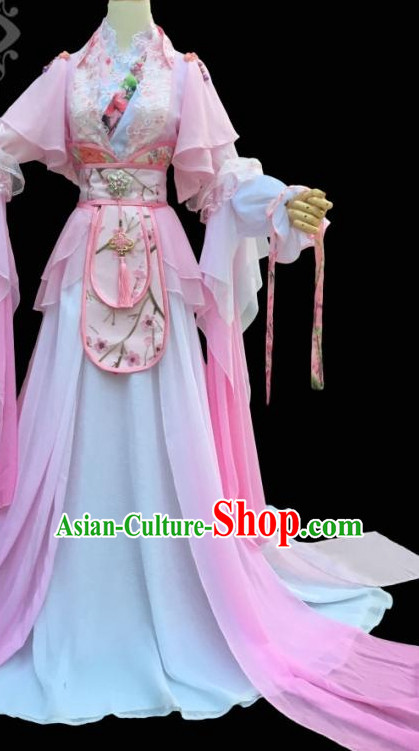 Chinese Traditional Princess Clothing Complete Set