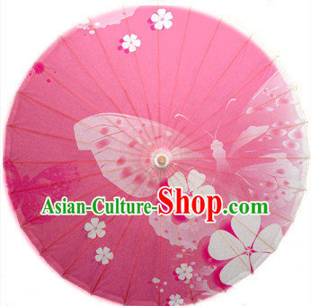 Asian Dance Umbrella China Handmade Classical Butterfly Umbrellas Stage Performance Umbrella Dance Props