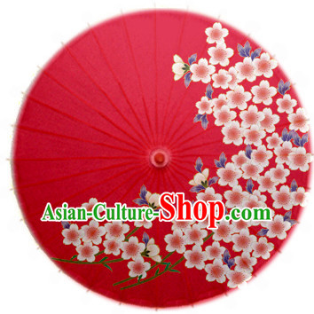 Asian Dance Umbrella China Handmade Traditional Painting Umbrellas Stage Performance Umbrella Dance Props