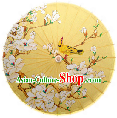 Asian Dance Umbrella Chinese Handmade Birds Flower Umbrellas Stage Performance Umbrella Dance Props for Kids