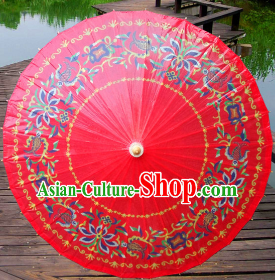 Asian Dance Umbrella China Handmade Classical Wedding Umbrellas Stage Performance Umbrella Dance Props