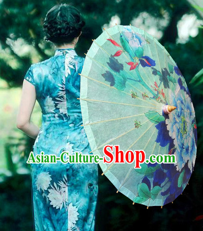 Asian Dance Umbrella China Handmade Classical Umbrellas Stage Performance Umbrella Dance Props