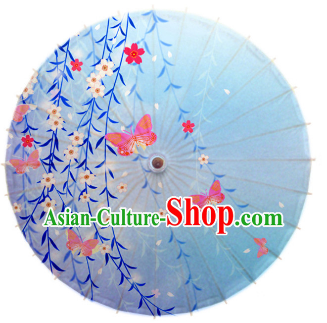 Asian Dance Umbrella Chinese Handmade Flower Umbrellas Stage Performance Umbrella Dance Props