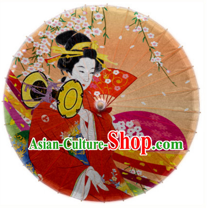 Asian Dance Umbrella Geisha Handmade Umbrellas Stage Performance Umbrella Dance Props