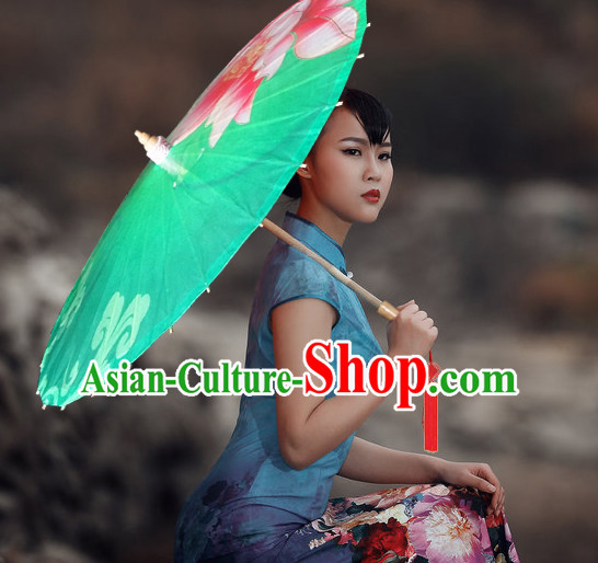 Asian Dance Umbrella China Handmade Traditional Painting Umbrellas Stage Performance Umbrella Dance Props